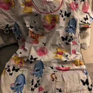 Disney Scrub Top XS